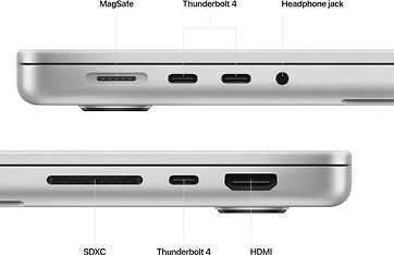 Apple MacBook Pro 14” M2 Pro 512 Gt 2023 -kannettava, hopea (MPHH3), kuva 6