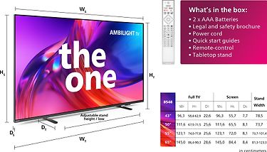 Philips The One PUS8548 65" 4K LED Ambilight Google TV, kuva 7