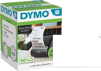 Dymo LW -DHL-tarra 102 x 210 mm, 140 tarraa, musta valkoisella pohjalla, kuva 9