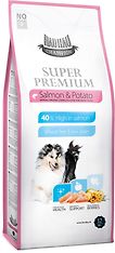 Hau-Hau Champion Super Premium Lohi Peruna -koiranruoka, 12 kg