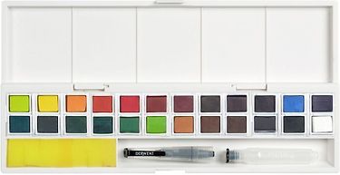 Derwent Inktense Paint Pan Set 24 -maalauslajitelma, kuva 2