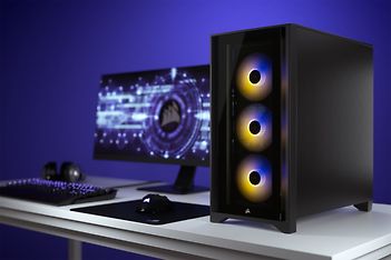 Corsair iCUE 4000X Mid Tower ATX-kotelo ikkunalla, musta, kuva 15