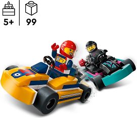 LEGO City Great Vehicles 60400  - Go-Kart-autot ja kilpakuljettajat, kuva 2