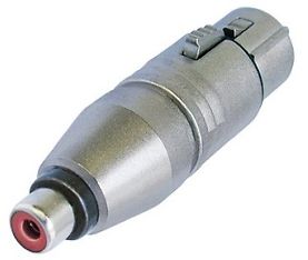 Neutrik XLR F - RCA -adapteri