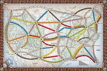 Ticket To Ride USA -strategiapeli, kuva 2