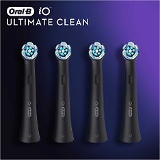 Oral-B iO Ultimate Clean Black -vaihtoharjat, musta, 4 kpl, kuva 3