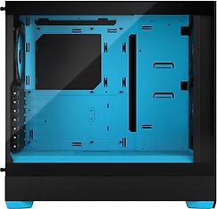 Fractal Design Pop Air RGB Cyan Core TG ATX-kotelo ikkunalla, musta/syaani, kuva 3