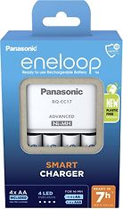 Panasonic Eneloop BQ-CC17 -latauslaite, + 4 kpl 1900 mAh AA-akkuparistoja