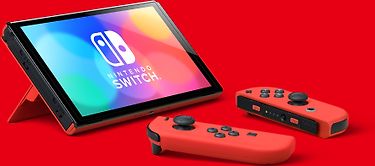 Nintendo Switch OLED - Mario Red Edition -pelikonsoli, punainen, kuva 6