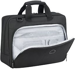 Delsey Esplanade -2-osainen laukku 15,6" kannettavalle tietokoneelle, musta, kuva 4