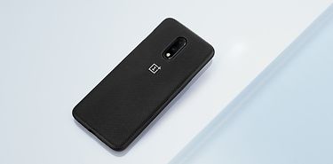 OnePlus 7 -Bumper Case Nylon, musta, kuva 2