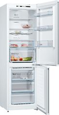 Bosch KGN36VWED Serie 4 -jääkaappipakastin, valkoinen, kuva 2