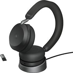 Jabra Evolve2 75 Stereo LINK380A -langaton headset + telakka, MS, musta