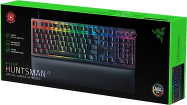 Razer Huntsman V2 -pelinäppäimistö, punaiset kytkimet, kuva 6