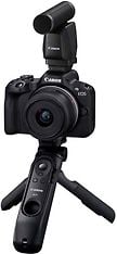 Canon EOS R50 -järjestelmäkamera + 18-45 mm objektiivi Vlogger Kit