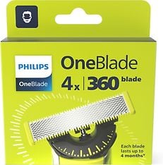 Philips OneBlade QP440/50 360 vaihtoterät, 4 kpl, kuva 7