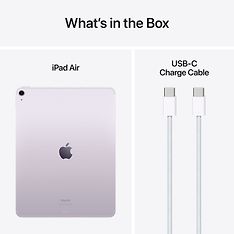 Apple iPad Air 13" M2 512 Gt WiFi + 5G 2024, violetti (MV733), kuva 10