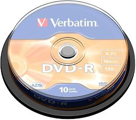 Verbatim -DVD-R-levy, 10 kpl
