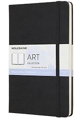 Moleskine Watercolour Notebook Large-muistikirja, 13 x 21 cm, kovakantinen, musta