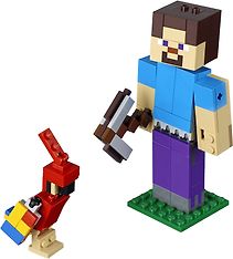 LEGO Minecraft 21148 - BigFig Steve ja papukaija, kuva 3
