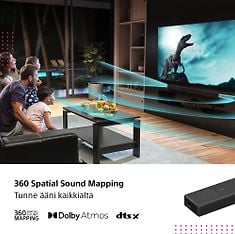 Sony HT-A5000 5.1.2 Dolby Atmos Soundbar -äänijärjestelmä, kuva 6