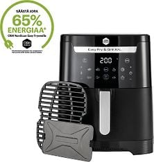 OBH Nordica Easy Fry & Grill XXL 2-in-1 -airfryer, musta, kuva 3