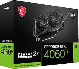 MSI GeForce RTX 4060 Ti VENTUS 2X BLACK 16G OC -näytönohjain, kuva 8