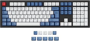 Keychron PBT Full Keycap Set -näppäinhatut, Modern Blue, kuva 3