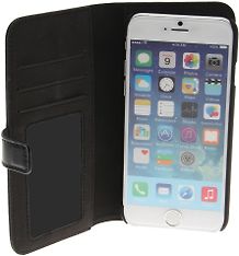 Insmat Flip Case lompakkokotelo iPhone 6 / 6s / 7 / 8 / SE, musta, kuva 4