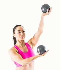 Gymstick Exercise Weight Ball -painopallot, 2 x 1 kg, kuva 2