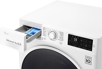 LG F4J6TM0W - kuivaava pesukone, valkoinen, kuva 5