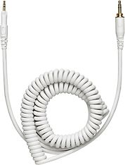 Audio-Technica HP-CC -kierteinen kuulokejohto, 3 metriä, valkoinen