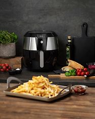 OBH Nordica Easy Fry XXL -airfryer, musta/teräs, kuva 15