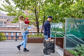 Ergobaby Metro+ Deluxe -matkarattaat, London Grey, kuva 22