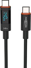 Ansmann USB-C 140W -latauskaapeli, 1,2 m, kuva 2