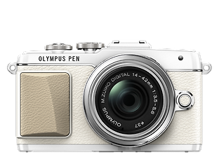 Olympus PEN E-PL7 valkoinen + 14-42 mm objektiivi