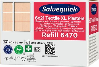 Salvequick -iso kangaslaastari, 6 x 21 kpl, kuva 4