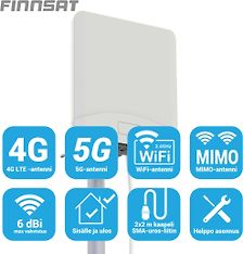 Finnsat MiMo 5G/4G/3G/2G -kaksoisantenni