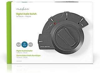 Nedis ASWI2503BK -digitaalinen audiokytkin, kuva 5