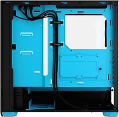 Fractal Design Pop Air RGB Cyan Core TG ATX-kotelo ikkunalla, musta/syaani, kuva 9