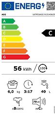 AEG L6TFC643G 6000-sarjan -pyykinpesukone, kuva 10