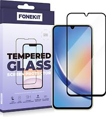 FoneKit Full Cover -panssarilasi, Samsung Galaxy A34 5G