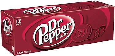 Dr Pepper USA -virvoitusjuoma, 355 ml, 12-PACK