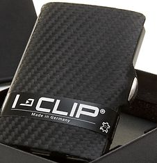 I-Clip Carbon Fiber -korttikotelo, musta, kuva 2