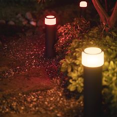 Philips Hue Calla Large Outdoor-älypuutarhavalaisin, musta, lisävalaisin 24 V -sarjaan, 40 cm, 600 lm, kuva 10