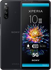 Sony Xperia 10 III 5G -Android-puhelin, 6/128 Gt, Dual-SIM, musta