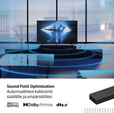 Sony HT-A5000 5.1.2 Dolby Atmos Soundbar -äänijärjestelmä, kuva 8