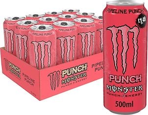 Monster Energy Pipeline Punch -energiajuoma, 500 ml, 12-pack