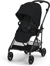 Cybex Melio Carbon -rattaat, Moon Black