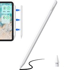 Insmat Stylus Pen SP-77 -kynä Apple iPadille, valkoinen